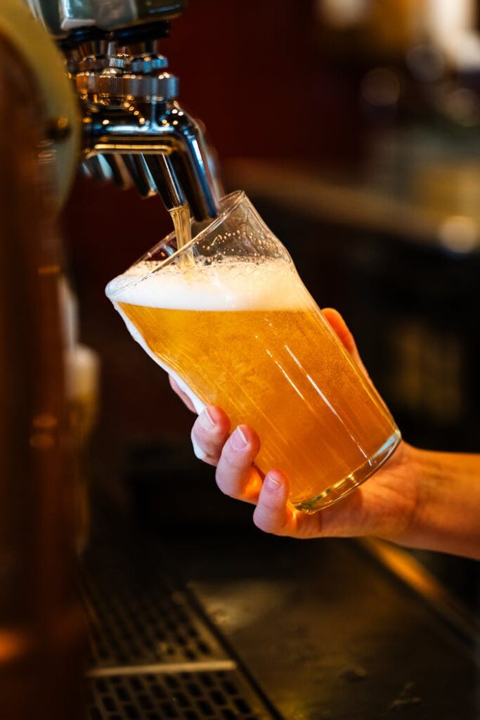 Free stock photo of beer, beer foam, beer glass